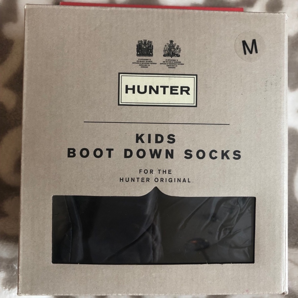 HUNTER Luxury Down Boot Socks (mid calf)-NWT